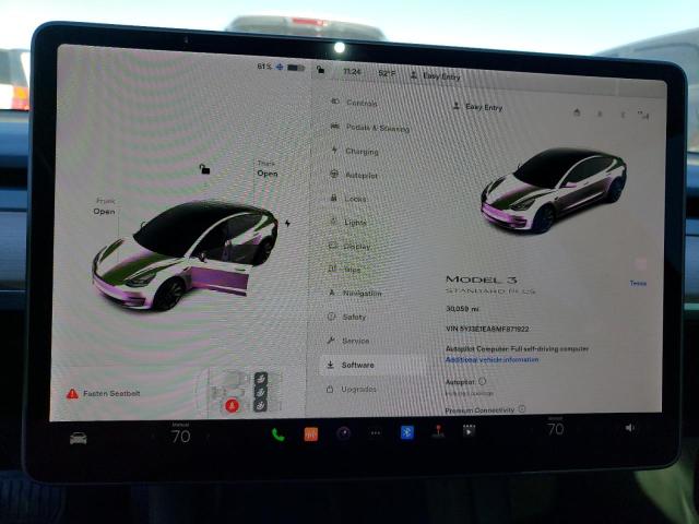 5YJ3E1EA8MF871922 Tesla MODEL 3