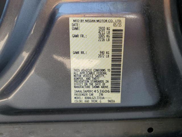 2015 NISSAN ALTIMA 2.5 - 1N4AL3AP0FC453606