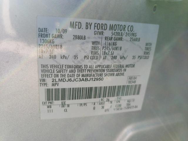2LMDJ6JC3ABJ12950 Lincoln MKX