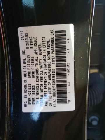 2017 HONDA ACCORD EXL 1HGCR2F9XHA266007