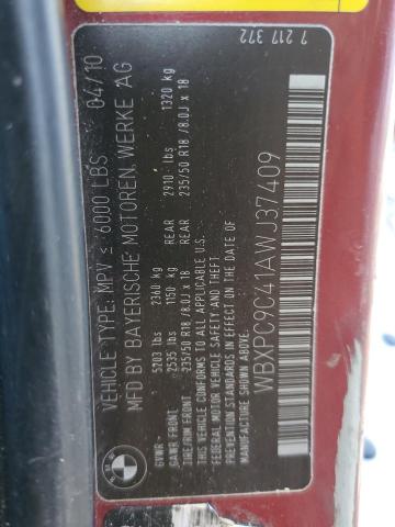 WBXPC9C41AWJ37409 BMW X3 Xdrive30i