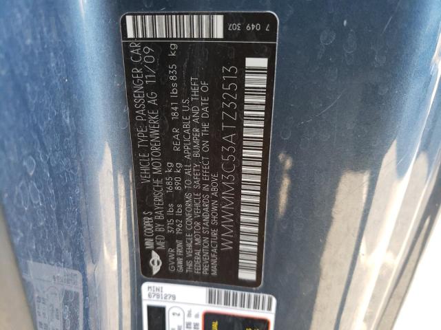 WMWMM3C53ATZ32513 Mini Cooper