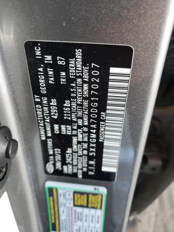 5XXGM4A70DG170207 KIA Optima