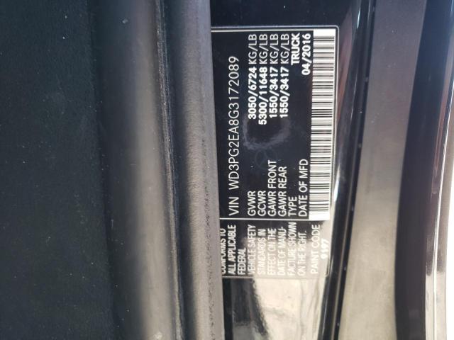 2016 MERCEDES-BENZ METRIS - WD3PG2EA8G3172089