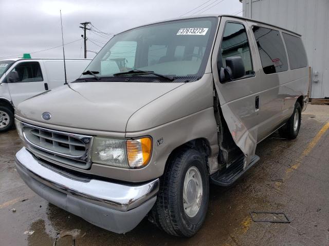 Salvage trucks for sale at Chicago Heights, IL auction: 2002 Ford Econoline E150 Wagon