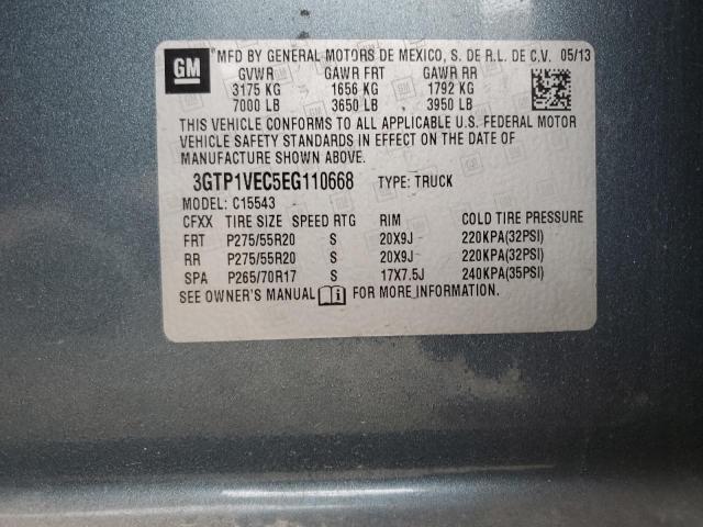 3GTP1VEC5EG110668 GMC Sierra C1500 Slt