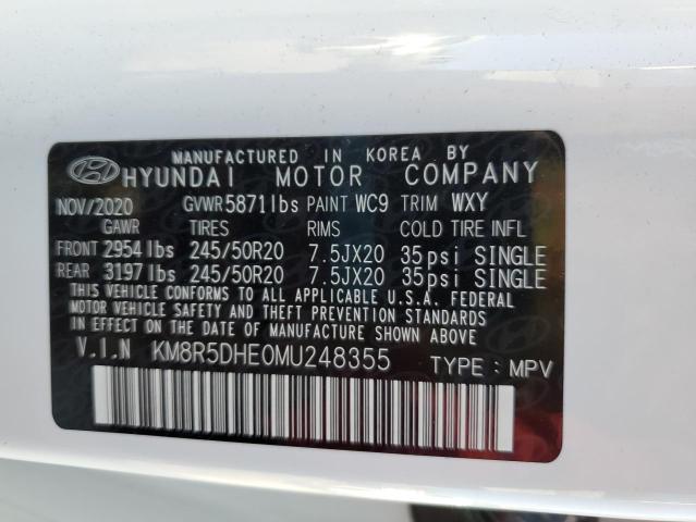 2021 HYUNDAI PALISADE L - KM8R5DHE0MU248355