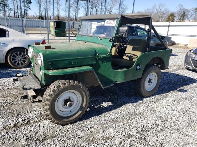Salvage cars for sale at Spartanburg, SC auction: 1953 Willys Jeep