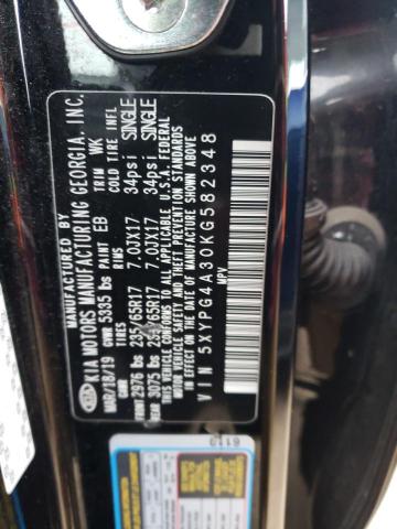 2019 KIA SORENTO L - 5XYPG4A30KG582348