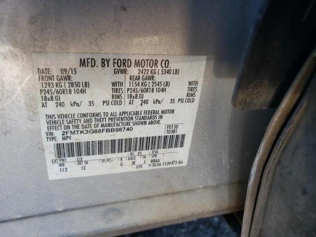2015 FORD EDGE SE - 2FMTK3G88FBB98740