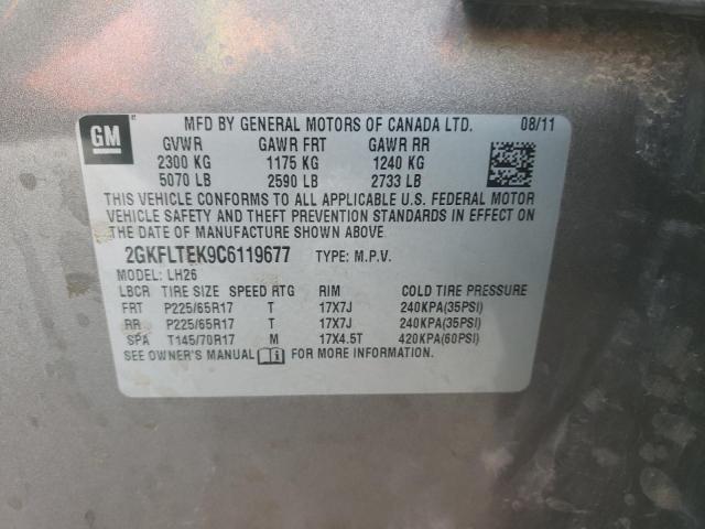 2GKFLTEK9C6119677 GMC Terrain Sle