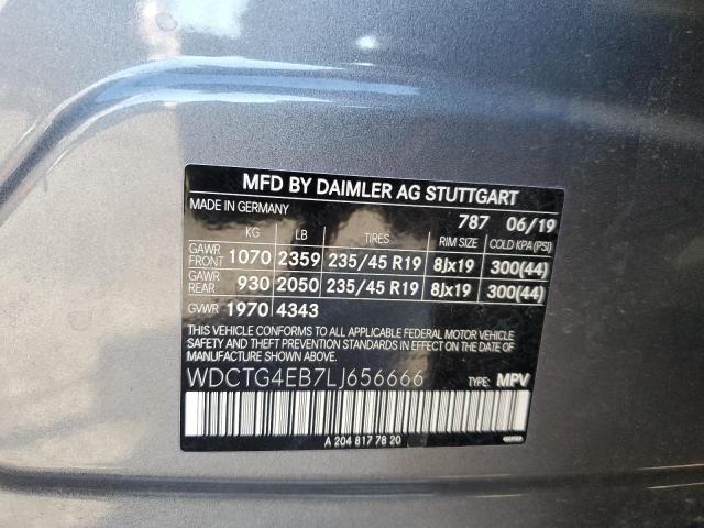 2020 MERCEDES-BENZ GLA 250 - WDCTG4EB7LJ656666