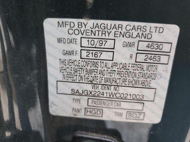 SAJGX2241WC021003 Jaguar XK8