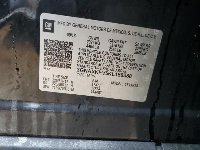 2019 CHEVROLET EQUINOX LT - 3GNAXKEV5KL168388