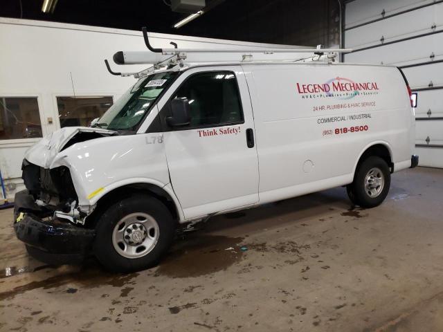 Salvage cars for sale from Copart Blaine, MN: 2019 Chevrolet Express G2500