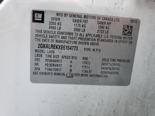 2GKALREKXE6164773 GMC Terrain Sle
