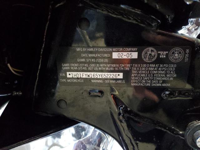 2005 HARLEY-DAVIDSON FLHRSI 1HD1FYW165Y652226