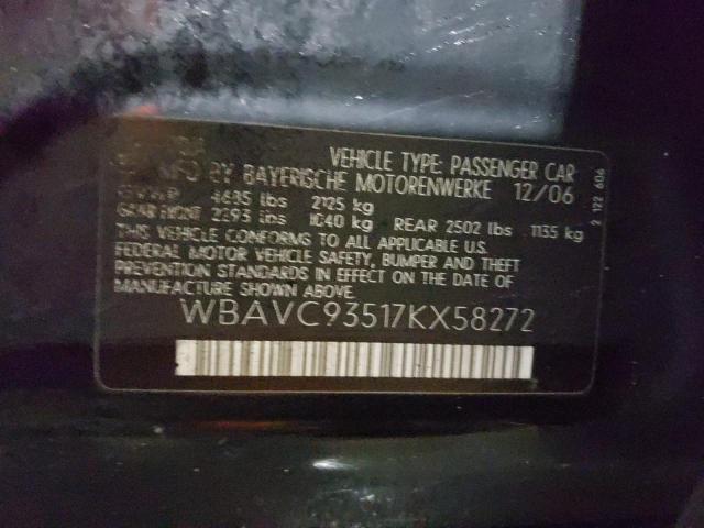 WBAVC93517KX58272 BMW 328 XI