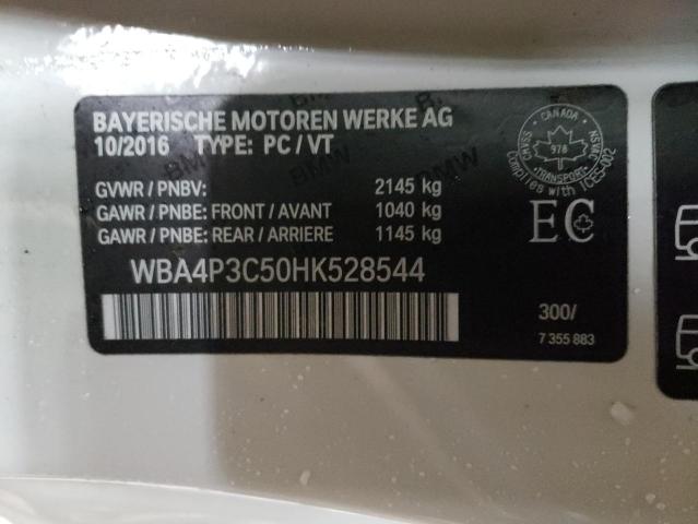 2017 BMW 440XI - WBA4P3C50HK528544