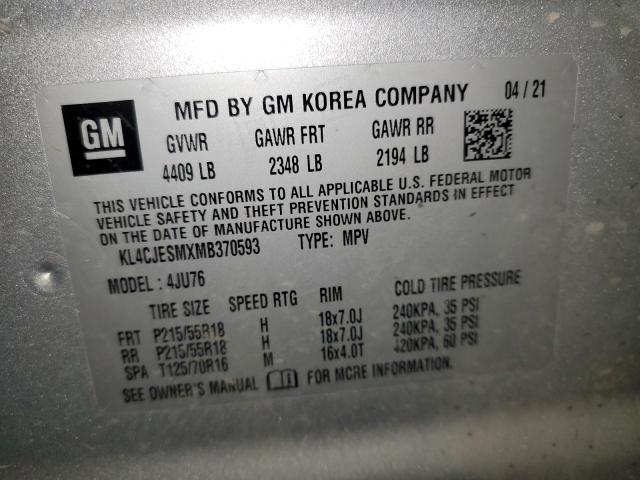 2021 BUICK ENCORE PRE KL4CJESMXMB370593