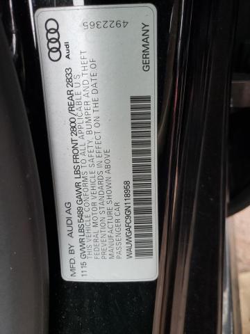 2016 AUDI A7 PREMIUM - WAUWGAFC9GN118958