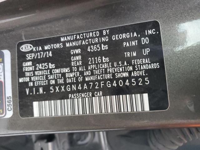 2015 KIA OPTIMA EX - 5XXGN4A72FG404525