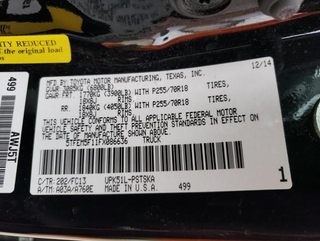 2015 TOYOTA TUNDRA CRE 5TFEM5F11FX086636