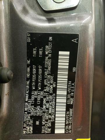 2017 TOYOTA SIENNA LE - 5TDKZ3DC4HS844314