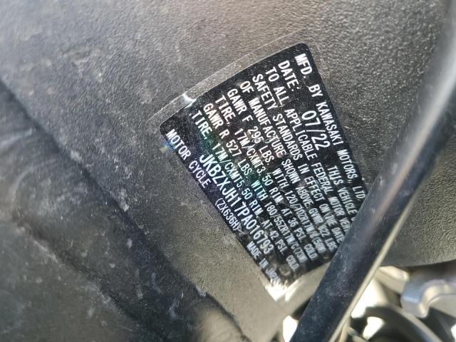 2023 KAWASAKI ZX636 K - JKBZXJH17PA016793