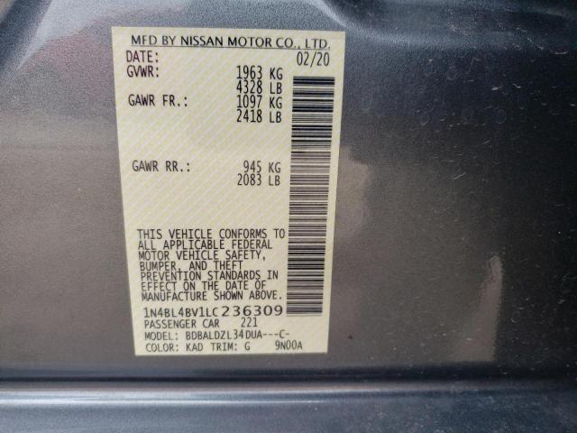 2020 NISSAN ALTIMA S - 1N4BL4BV1LC236309