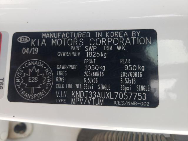 KNDJ33AUXL7057753 KIA SOUL EX