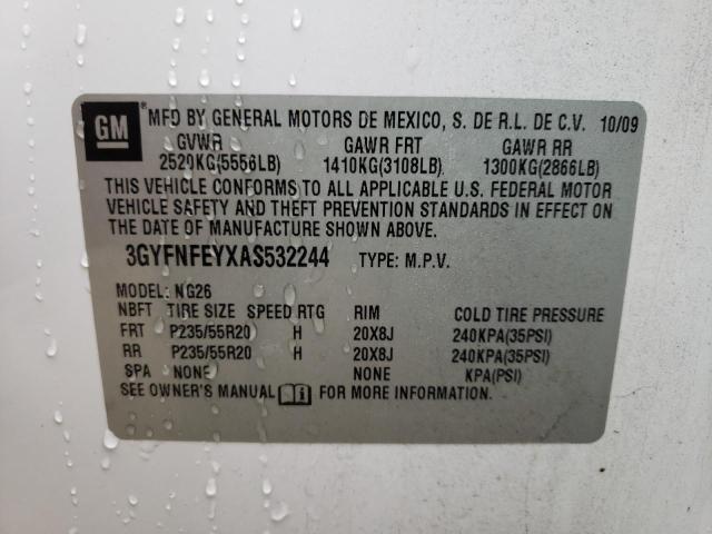 3GYFNFEYXAS532244 Cadillac Srx Premium Collection