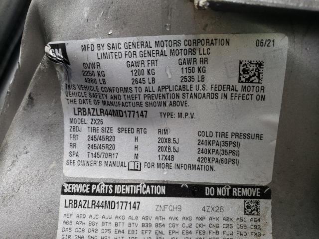 2021 BUICK ENVISION P - LRBAZLR44MD177147