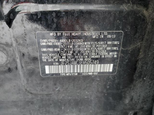JF2SJAMC3EH505749 Subaru Forester 2.5i Touring