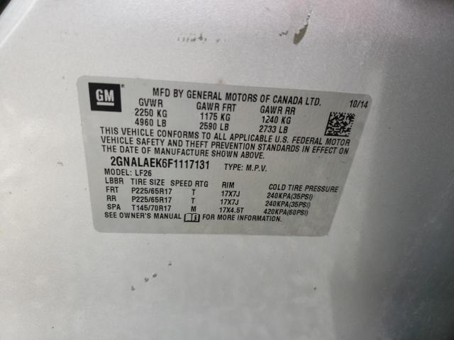 2015 CHEVROLET EQUINOX LS - 2GNALAEK6F1117131
