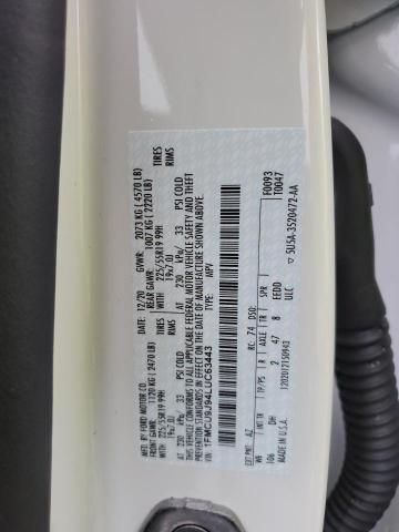 2020 FORD ESCAPE TIT 1FMCU9J94LUC63443