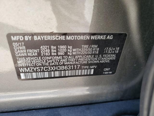 WMZYS7C3XH3B63117 Mini Cooper