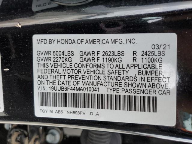 2021 ACURA TLX TECHNO - 19UUB6F44MA010041