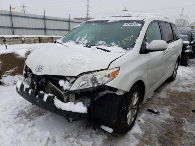 Salvage cars for sale from Copart Chicago Heights, IL: 2011 Toyota Sienna XLE