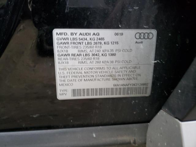 2019 AUDI Q5 PREMIUM - WA1ANAFY2K2126662