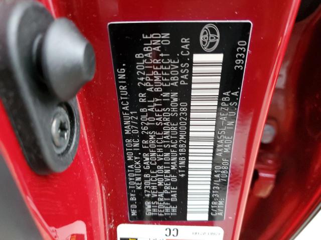 2021 TOYOTA AVALON LIM - 4T1NB1BB2MU002380