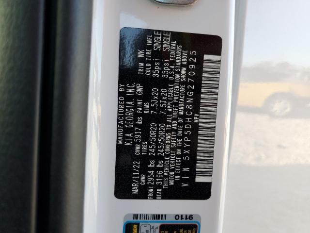5XYP5DHC8NG270925 KIA Telluride Sx