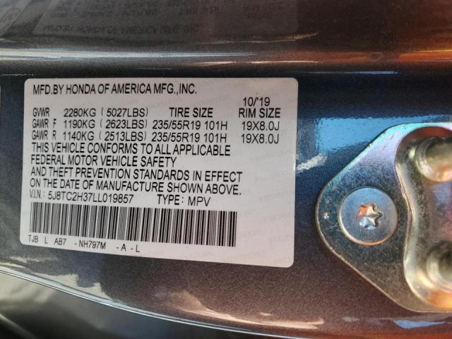 5J8TC2H37LL019857 Acura RDX