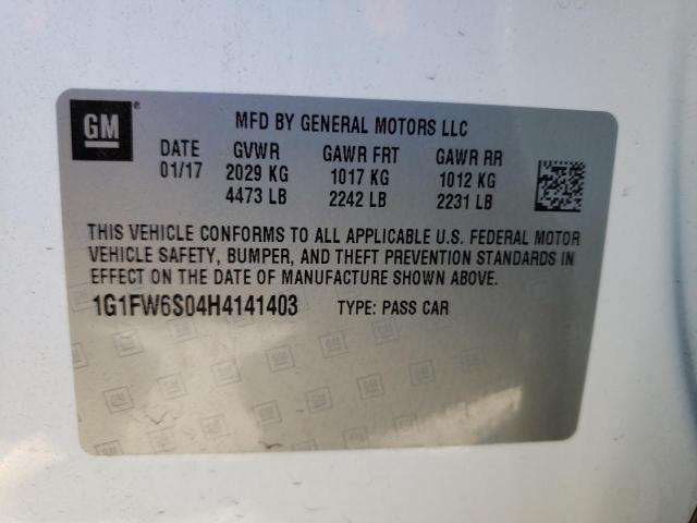 2017 CHEVROLET BOLT EV LT - 1G1FW6S04H4141403