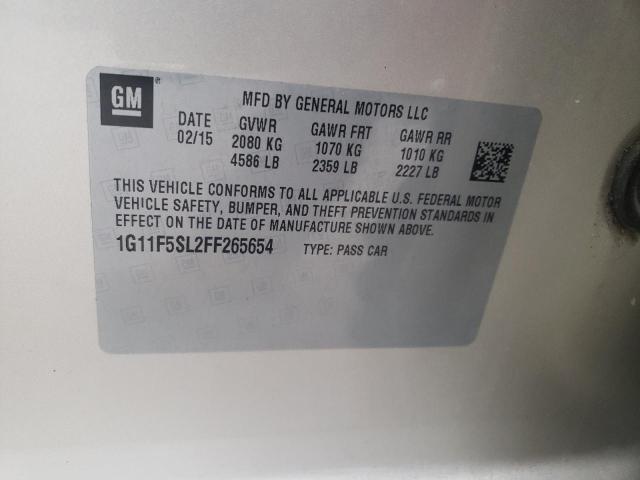 2015 CHEVROLET MALIBU LTZ - 1G11F5SL2FF265654