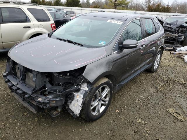 Salvage cars for sale from Copart Windsor, NJ: 2015 Ford Edge Titanium