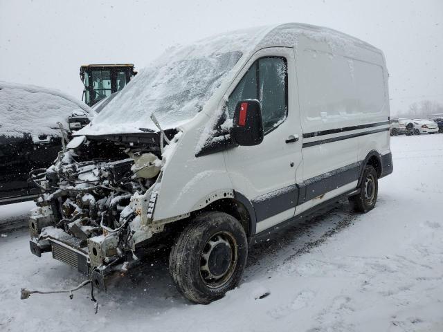 Salvage cars for sale from Copart Leroy, NY: 2015 Ford Transit T