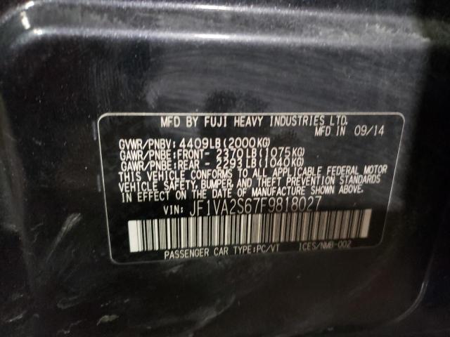2015 SUBARU WRX STI LI - JF1VA2S67F9818027