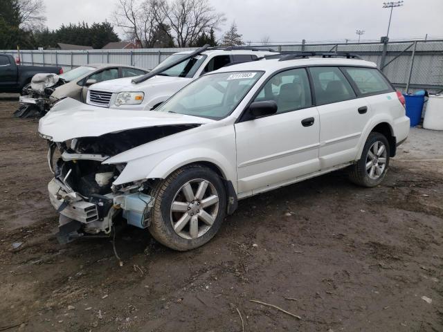 Salvage cars for sale from Copart Finksburg, MD: 2008 Subaru Outback 2