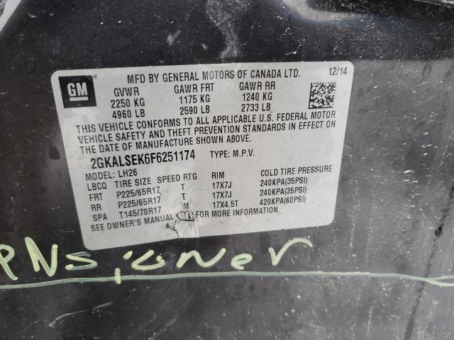 2GKALSEK6F6251174 GMC Terrain Slt